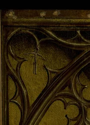Detail (of the tracery in the main part of the Descent from the Cross)