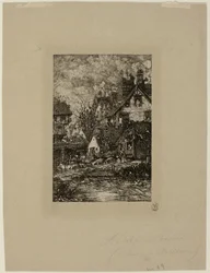 Entering a Village, from Revue Fantaisiste