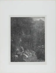The Holy Family with Deer