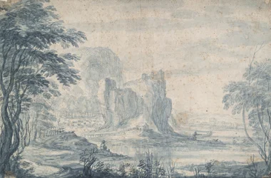 Landscape with Fisherman and Duck Hunter