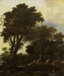Forest Landscape with Lean-to