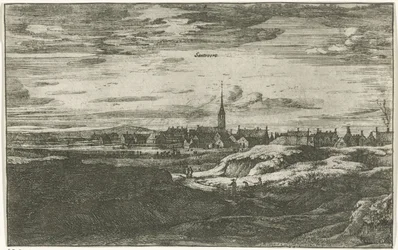 View of Zandvoort (series title: Village Views in the Northern Netherlands)