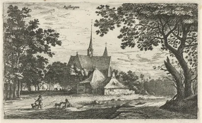 View of the Saint Willibrord Church in Klein-Zundert Village Views in the Northern Netherlands (series title)