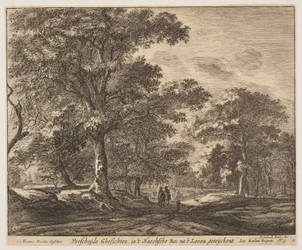 Plate 1, from Six Views in the Wood of The Hague