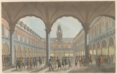 Stock Exchange in Amsterdam, ca. 1825