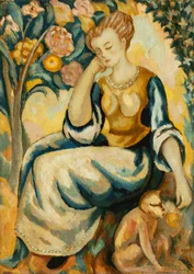 Lady with a Monkey