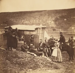 Camp of the 4th Dragoon Guards, Convivial Party, French and English