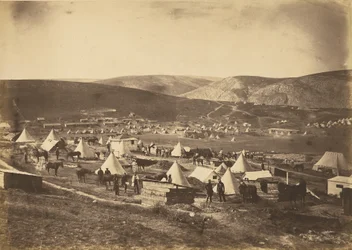 Camp of the 5th Dragoon Guards