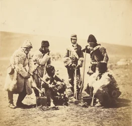 Capt. Pechell & Men of the 77th Regiment - Winter Dress