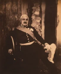 French Marshal Aimable-Jean-Jacques Pélissier, Seated Portrait Wearing Uniform, Crimean War, Crimea, Ukraine