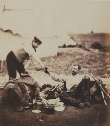 Lieutenant-Colonel Edmund Hallewell, 28th (The North Gloucestershire) Regiment of Foot, from an album of 52 photographs associated with the Crimean War