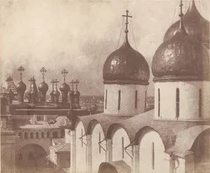 Moscow, Domes of Churches in the Kremlin, 1852