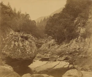 Rocks in the Lwgwy: Bettws-y-Coed