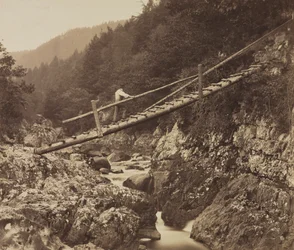 The Miners Bridge, on the Llugwy, North Wales