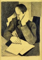 Man Writing: Study for Paludes, c. 1920