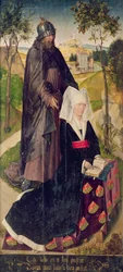 Guillemette de Montagu with Saint Guillaume, 1460-66