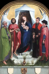 Madonna with Saints Peter, John the Baptist, Saints Cosmas and Damian