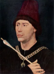 Portrait of Antoine, Bastard of Burgundy, c1456, 1927