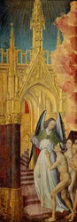 The Good Being Led to Heaven, Detail from The Last Judgement