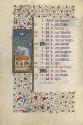A Man Harvesting Grapes and Another Man Pressing Grapes