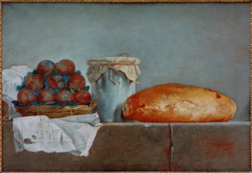 Fruit Still Life with Bread