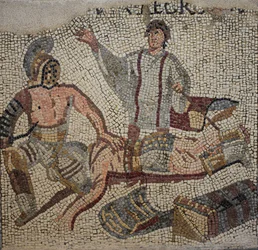 A Gladiator Fight with the Referee