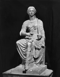 Agrippina the Younger with her son Nero