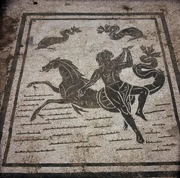 Ancient Ostia: Mosaic of the Sabratha Seafarers Corporation
