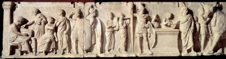 Relief known as Domitius Ahenobarbus, episode of a census