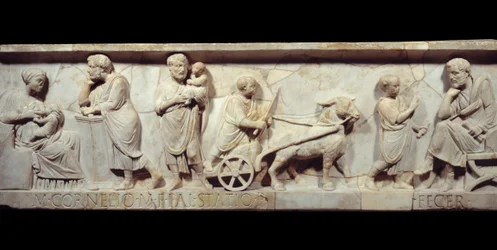 Fragment of the Sarcophagus of Marcus Cornelius Statius