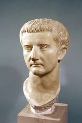 Head of the Emperor Tiberius (42 BC-37 AD)