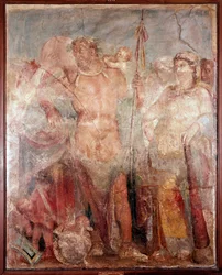 Hercules slave of queen Omphale