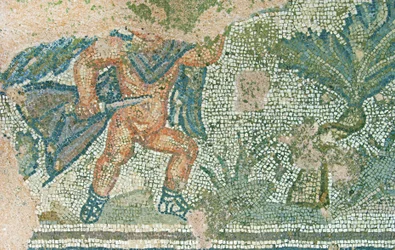 Hunting scene, House of Dionysos, Paphos, Cyprus