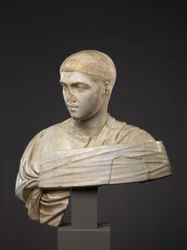 Marble Portrait bust of Severus Alexander