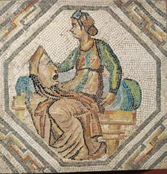 Melpomene, the muse of tragedy, from a villa in Augusta Treverorum