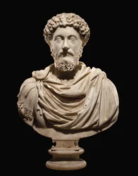 Portrait bust of Emperor Marcus Aurelius, c.170-180 AD