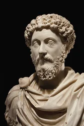 Portrait bust of Emperor Marcus Aurelius