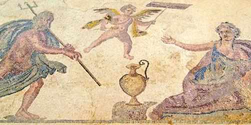 Poseidon and Amymone, House of Dionysos, Paphos, Cyprus