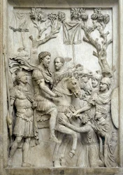 Roman Emperor Marcus Aurelius Pardons the Defeated Enemies, c.176-180