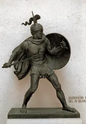 Bronze Statue of Roman Warrior