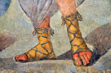 Roman Shoes with Lace Up (detail)
