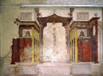 South wall of the Room of the Masks, House of Augustus, Palatine Hill, Rome