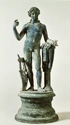 Statue of Apollo from the House of Red Walls, Pompeii, c.30AD