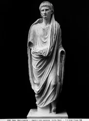 Statue of Emperor Augustus in Priestly Garments