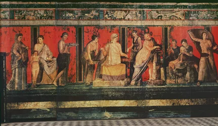 The Hall of Mysteries, Pompeii, 79AD
