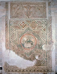 The Hare mosaic, 350 AD