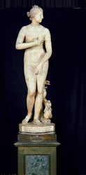 The Medici Venus, copy of the Hellenistic original by Praxiteles