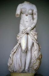Venus Laudolina or Anadyomene. Sculpture, Museum of Syracuse, Sicily, Italy