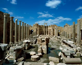 View of the Basilica, built as the court of justice, 3rd century
