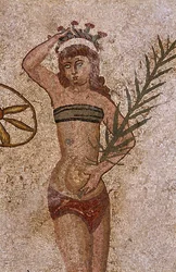 Young Romans Engaged in Physical Exercises